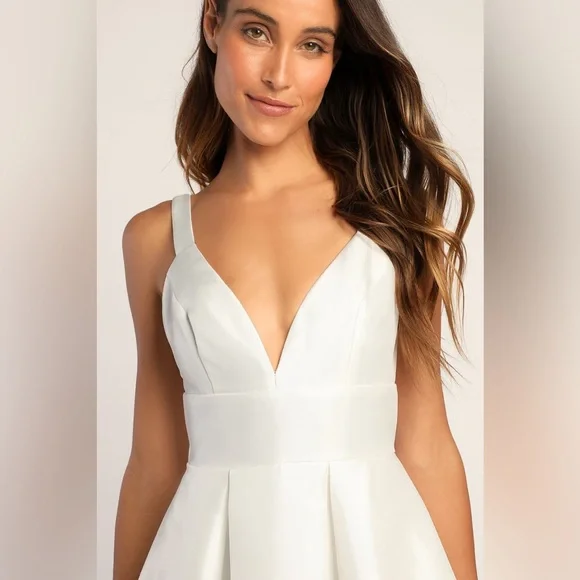 Lulus Ready For Romance Ivory Sleeveless Maxi Dress With Pockets